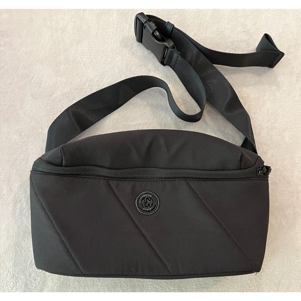 Joan & David 15" High Density Quilted Nylon Passport Sling Pouch MSP$84